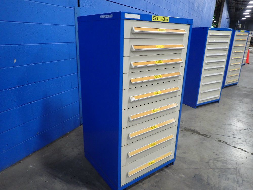 Stanley Vidmar 9 Drawers Tool Cabinet