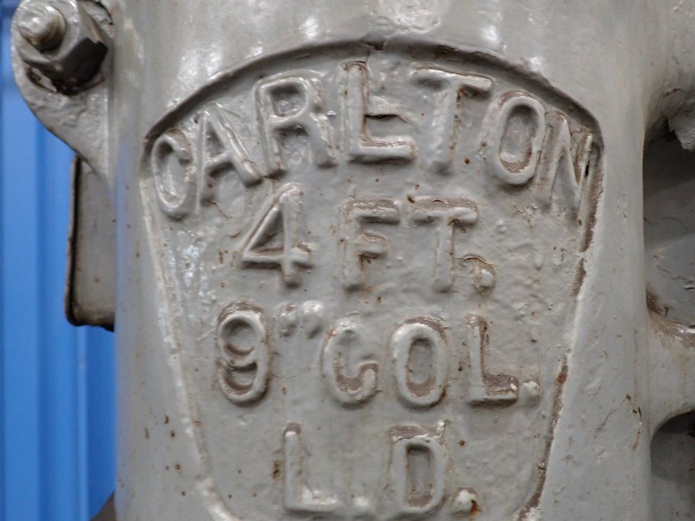 Carlton 4'x 9" Radial Arm Drill - 9x4