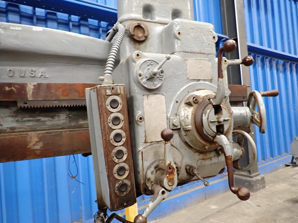 Carlton 4'x 9" Radial Arm Drill - 9x4