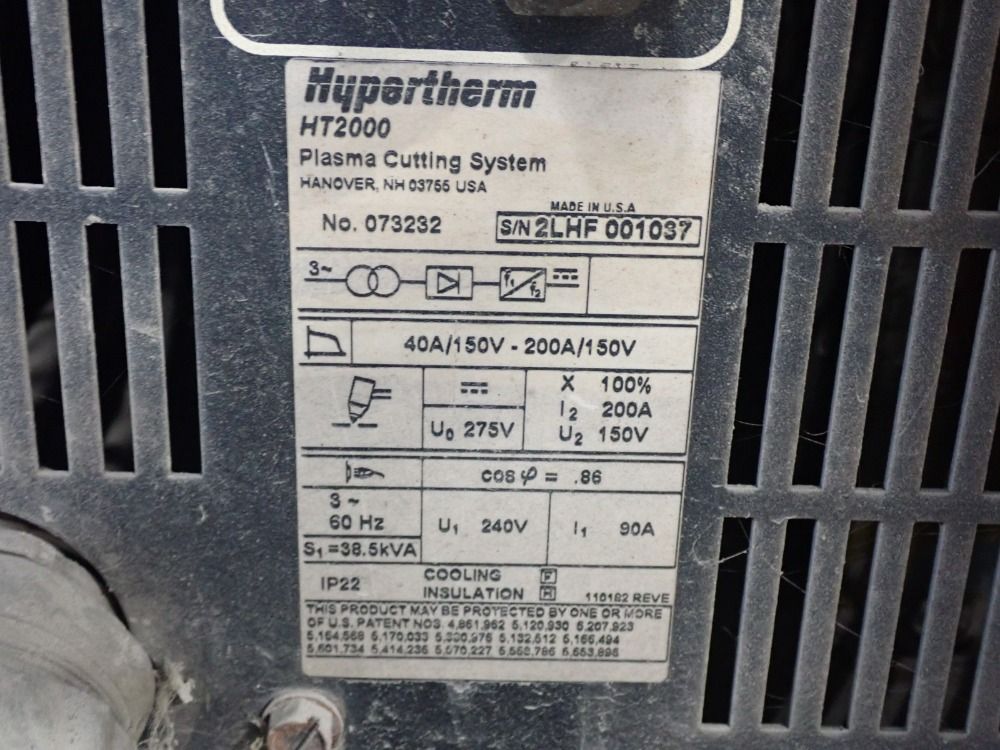 Koike Aronson Plasma Cutting System - Plp 1500