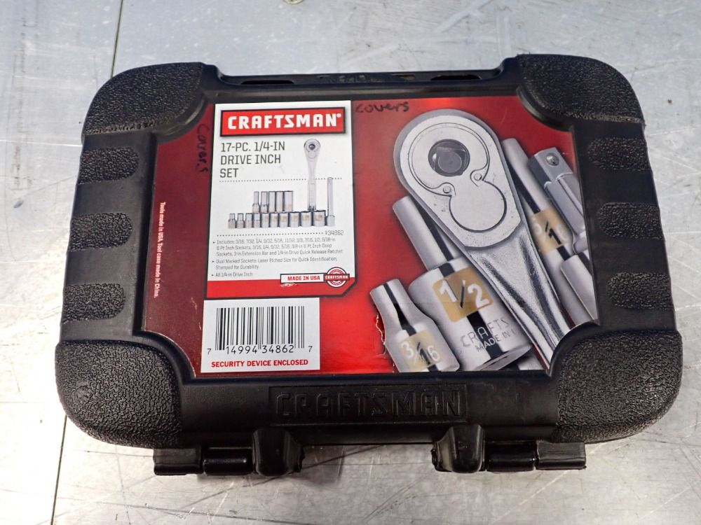 Craftsman 17-pc 1/4 In Drive Inch Set