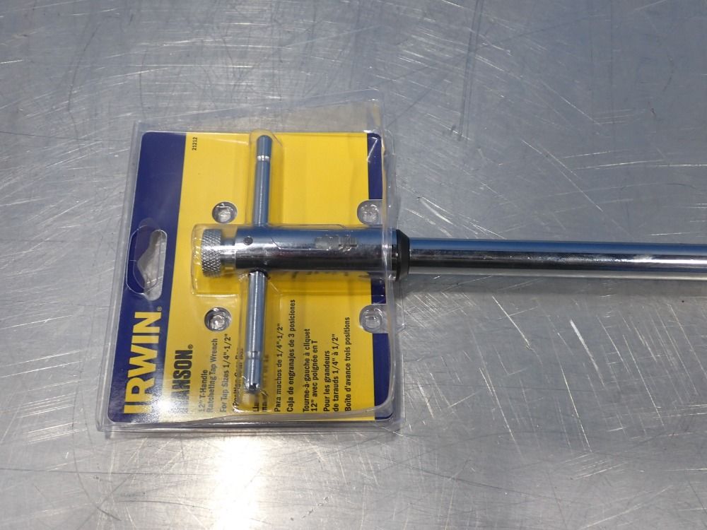 Irwin 12" T-handle Ratcheting Tap Wrench