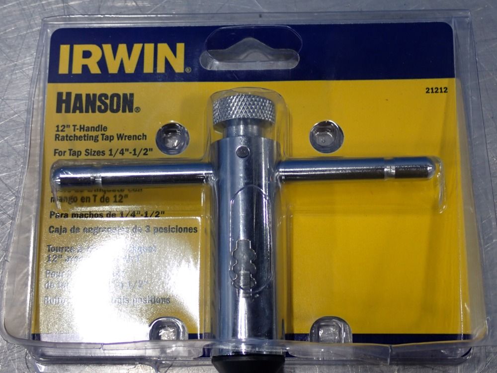 Irwin 12" T-handle Ratcheting Tap Wrench