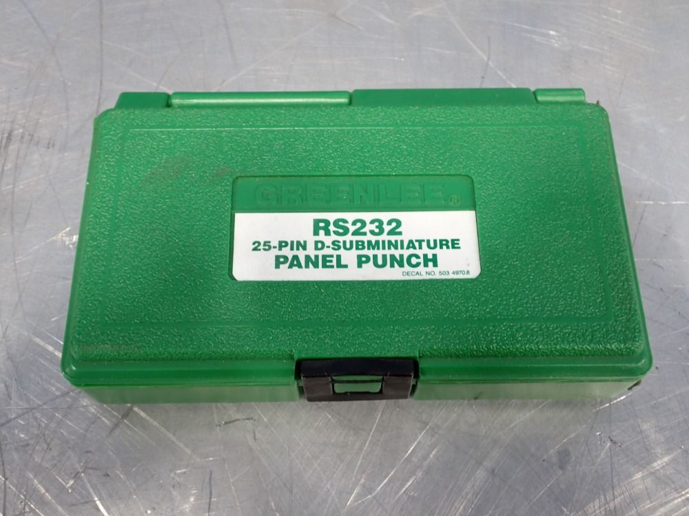 Greenlee Panel Punch - Rs232
