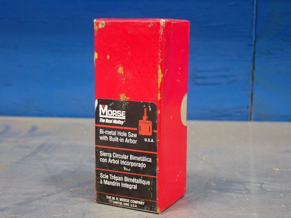 Morse 35 Mm Hole Saw With Arbor