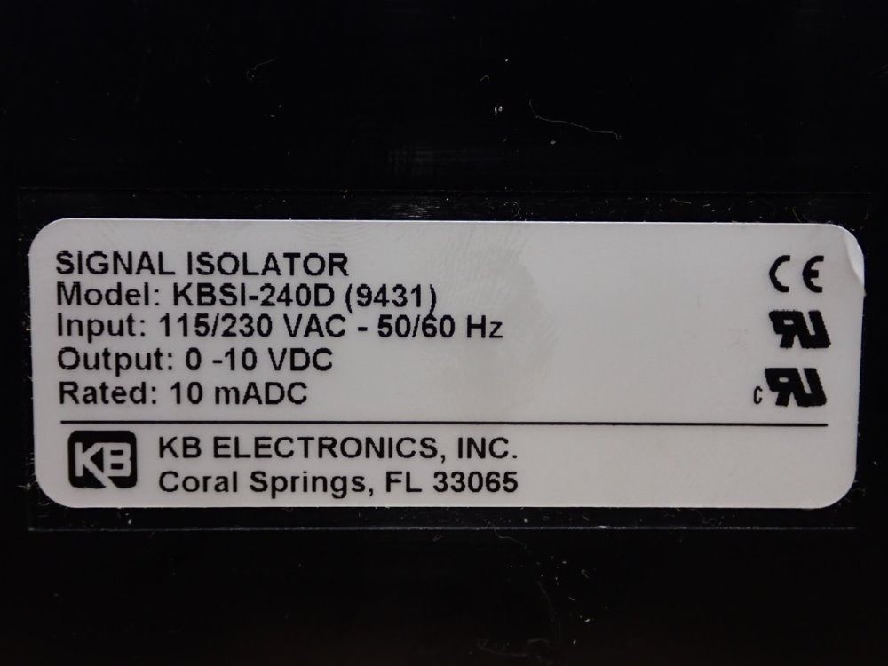 Kb Electronics Kbsi-240d Rev D Signal Isolator Board., - Ksi-240d