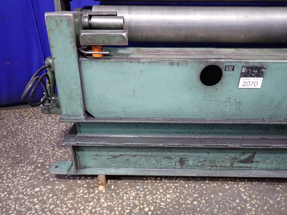 Hassleholms 4" X 1/2" Plate Bending Roll - Pa 185