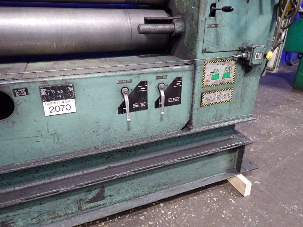 Hassleholms 4" X 1/2" Plate Bending Roll - Pa 185