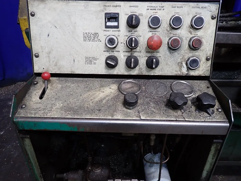 W.f. Wells 15 3/4" X 19" Horizontal Band Saw - F-15-2-4