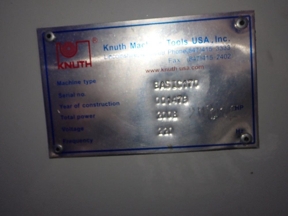 Knuth 14" X 41" Lathe - Basic 170 Super