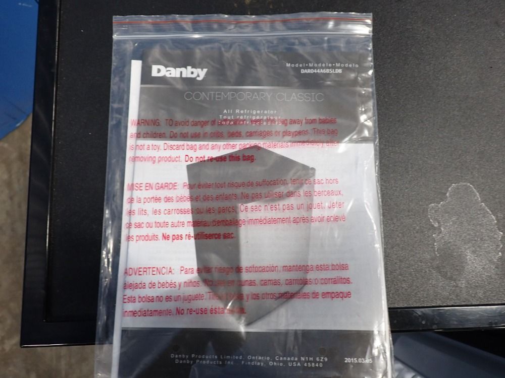 Danby Mini Fridge - Dar044a6bsldb