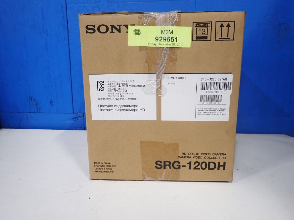 Sony Hd Color Video Camera - Srg-120dh
