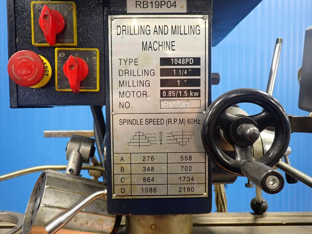 Bolton Tools 50x10 Drilling & Milling Machine - Rb19p04