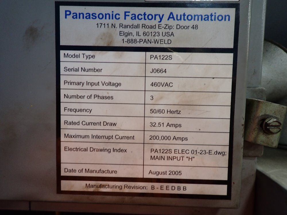 Panasonic Robot Welding System