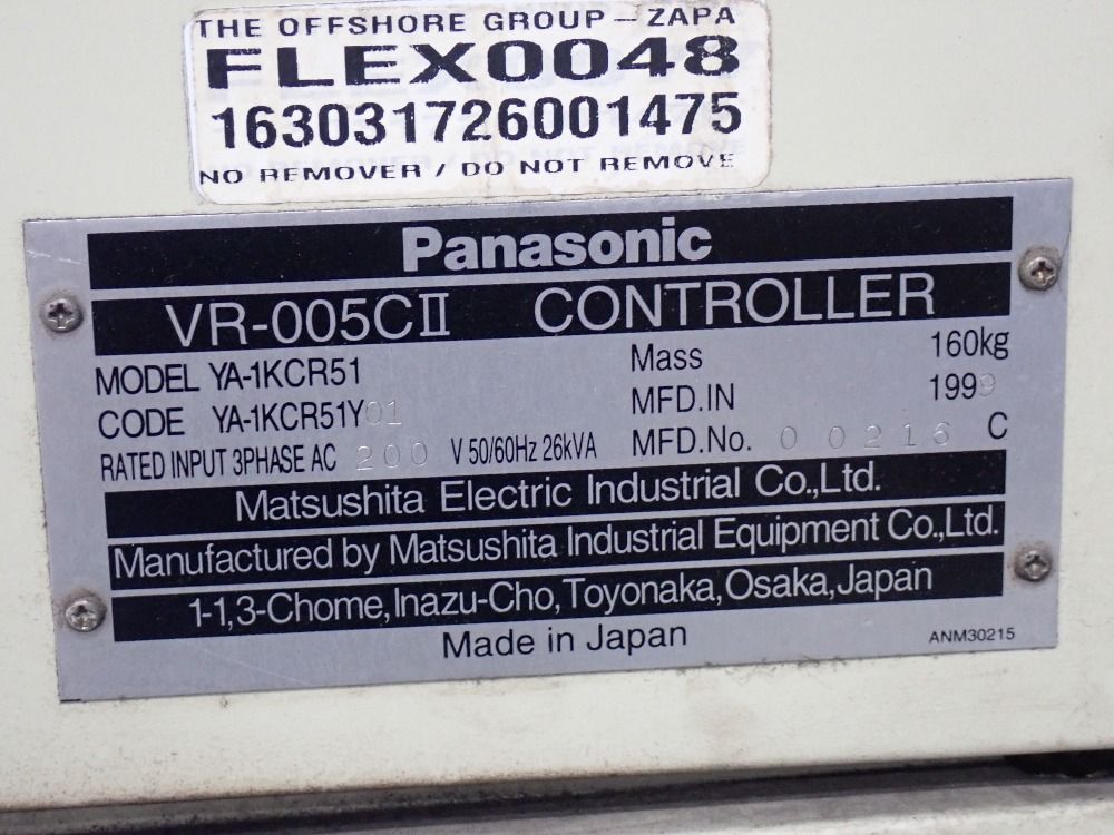 Panasonic 26 Kva Robot Welding Cell - Performarc Pa100