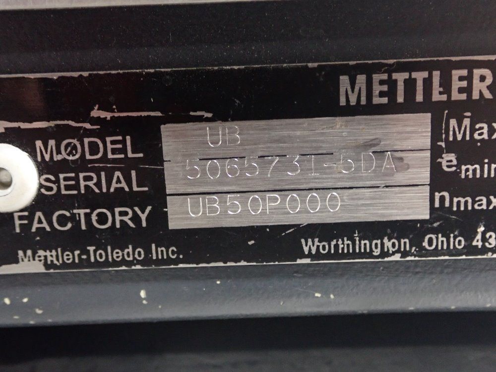 Mettler Toledo 110 Lbs Scale - Ub