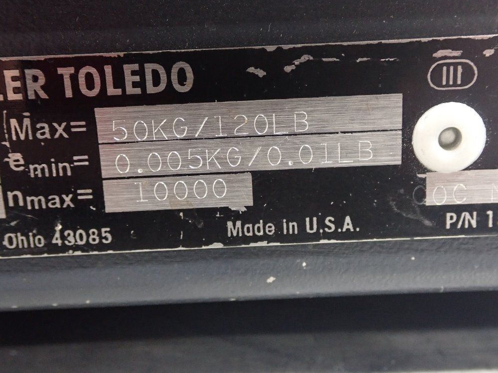 Mettler Toledo 110 Lbs Scale - Ub