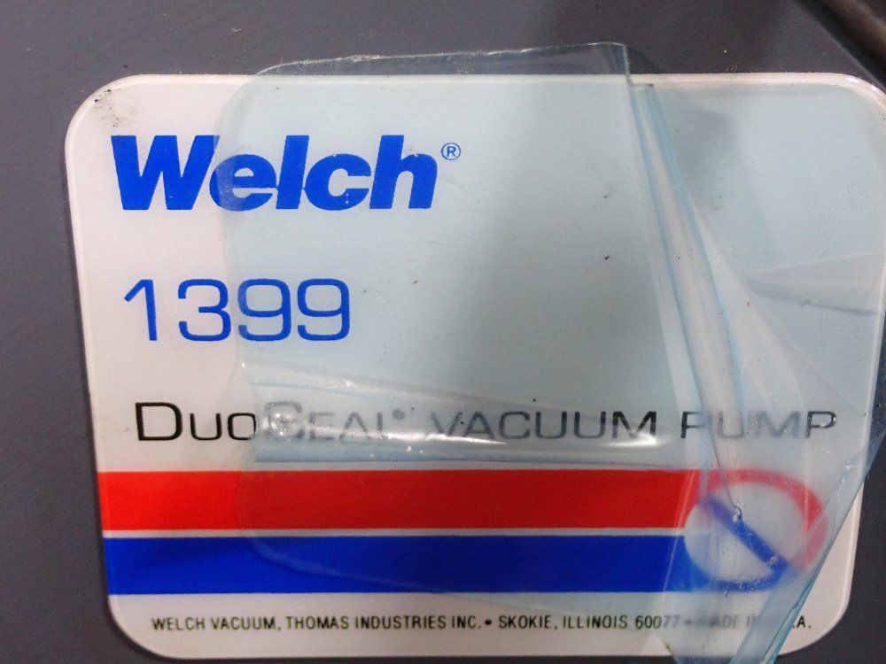 Welch 1/3 Hp Duoseal Vacuum Pump - 1399