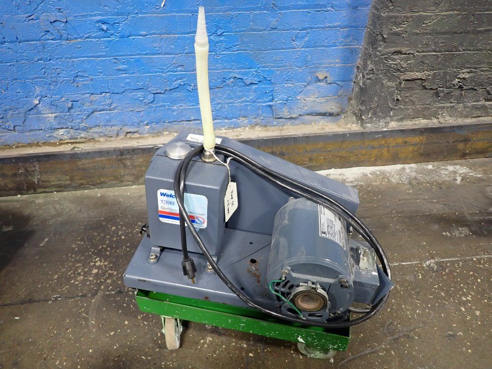 Welch 1/3 Hp Duoseal Vacuum Pump - 1399