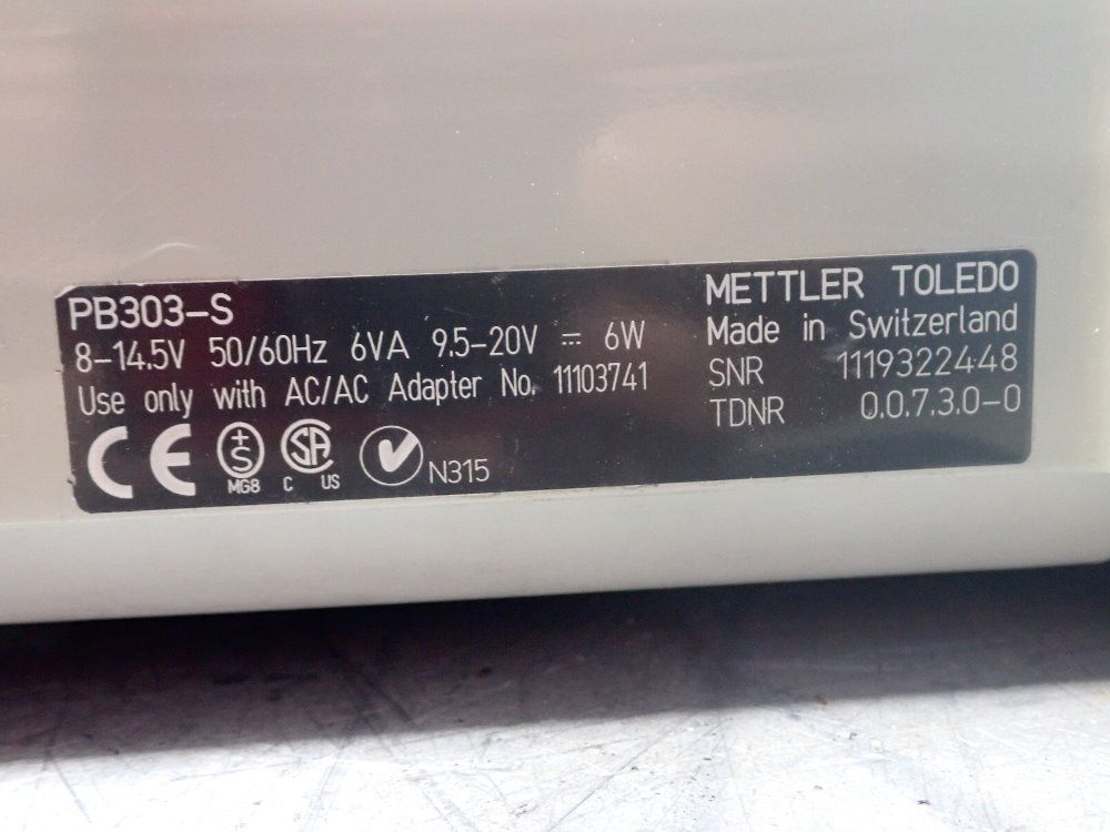 Mettler-toldeo Scale - Pb303-s
