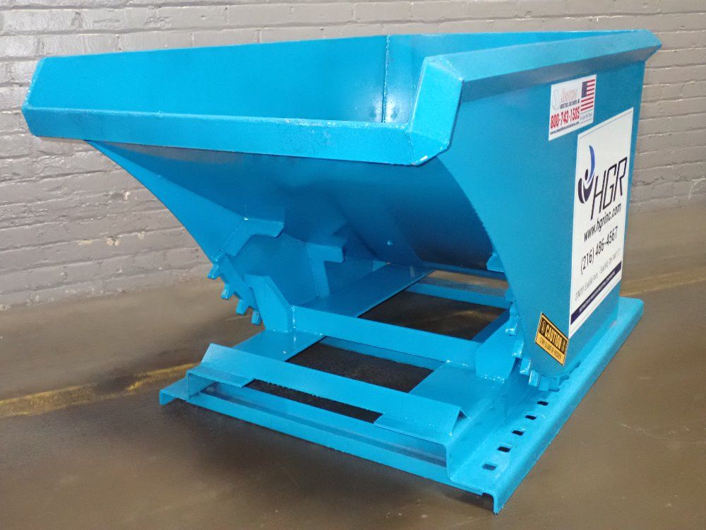 Marathon 0.5 Cu Yd / 2500# 0.5 Cubic Yard (2,500 Lb Capacity) Self-dumping Hopper With Posi-lock - Hd-50