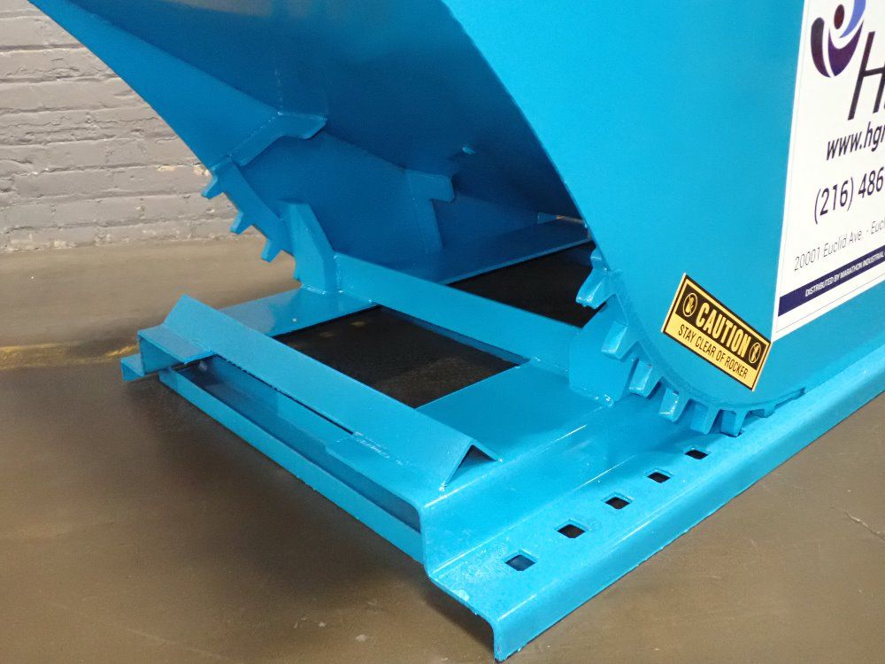 Marathon 0.5 Cu Yd / 2500# 0.5 Cubic Yard (2,500 Lb Capacity) Self-dumping Hopper With Posi-lock - Hd-50