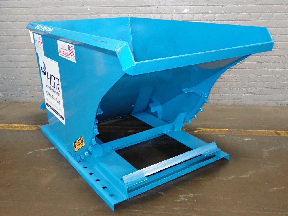 Marathon 1 Cu Yd / 6000# 1 Cubic Yard (6000 Lb Capacity) Self-dumping Hopper With Posi-lock - Hd-100