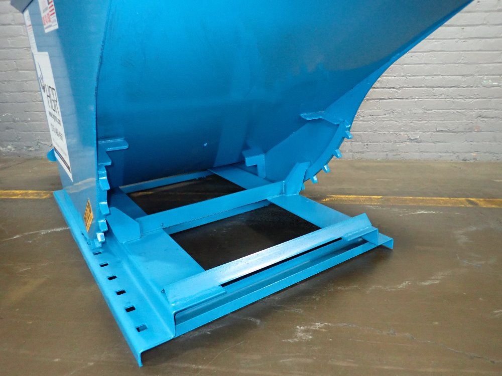 Marathon 1 Cu Yd / 6000# 1 Cubic Yard (6000 Lb Capacity) Self-dumping Hopper With Posi-lock - Hd-100