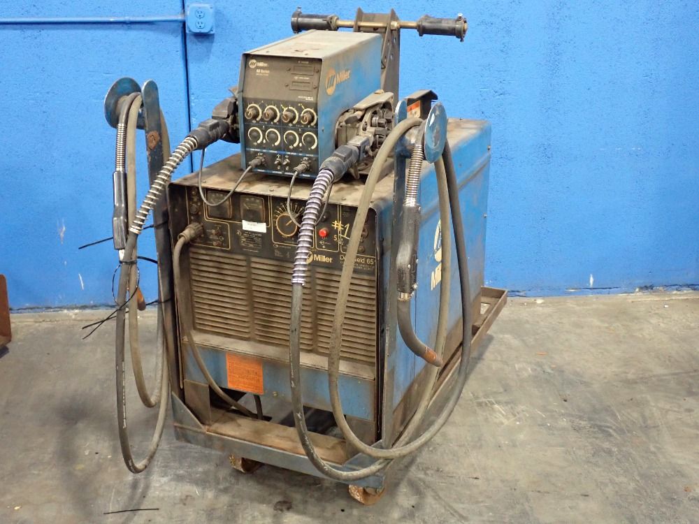 Miller 37 Kw Welder W/wire Feeder - Deltaweld 651