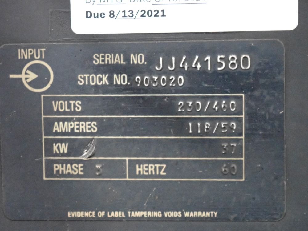 Miller 37 Kw Welder W/wire Feeder - Deltaweld 651