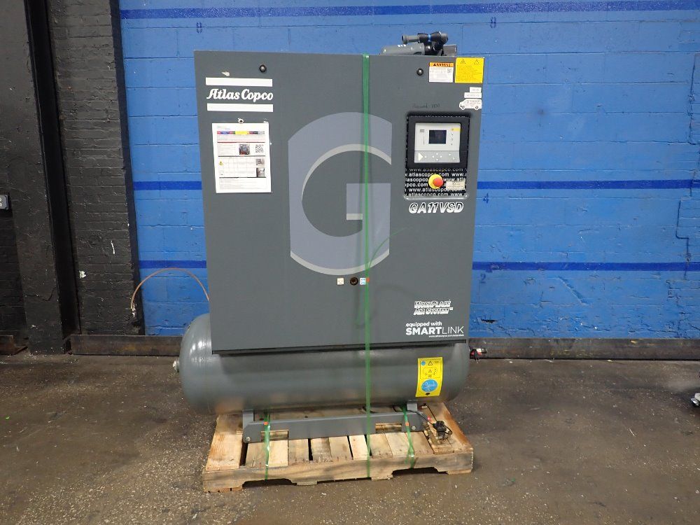 Atlas Copco 15 Hp Air Compressor - Ga11vsd