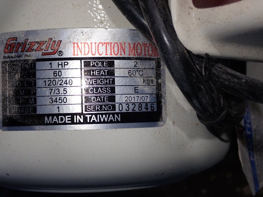 Grizzly 1 Hp Dust Collector - G1163p