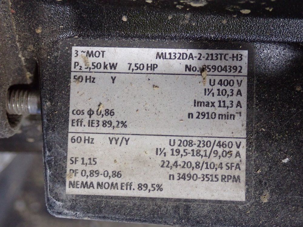 Grundfos 7.5 Hp Pump - Crn32-3-2a-g-e-kube