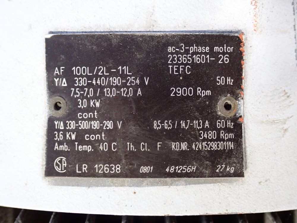 Schmalz 3.6 Kw Blower - Sb-m