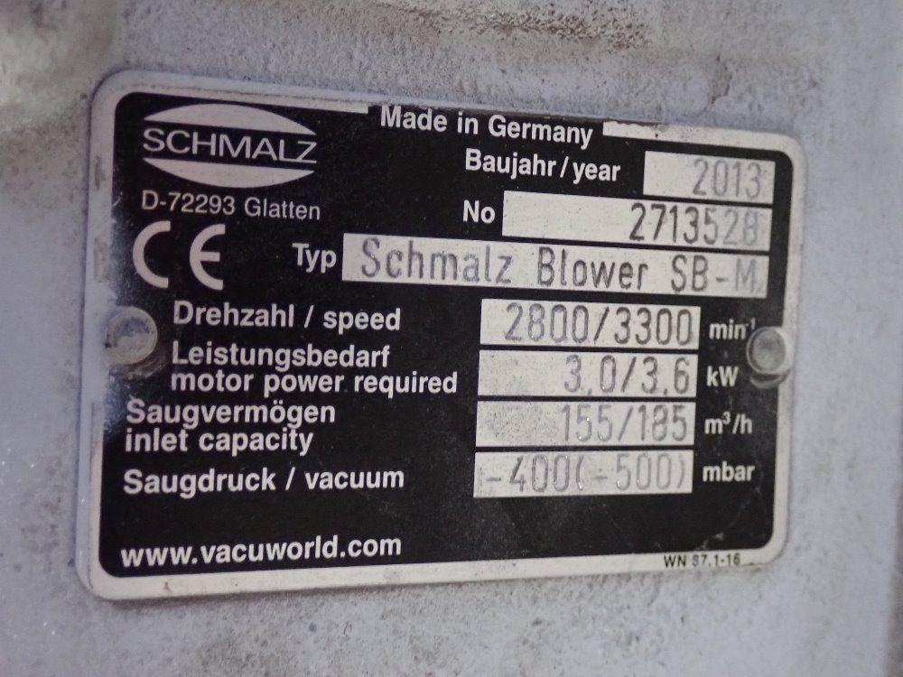 Schmalz 3.6 Kw Blower - Sb-m