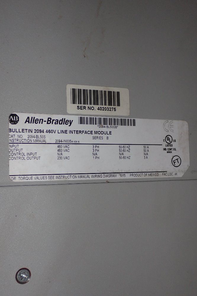 Allen-bradley Interface - 2094-bl50s