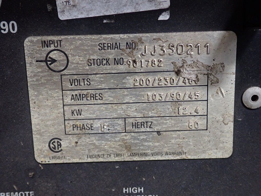 Miller 250 Amps Welder - Dialarc Hf