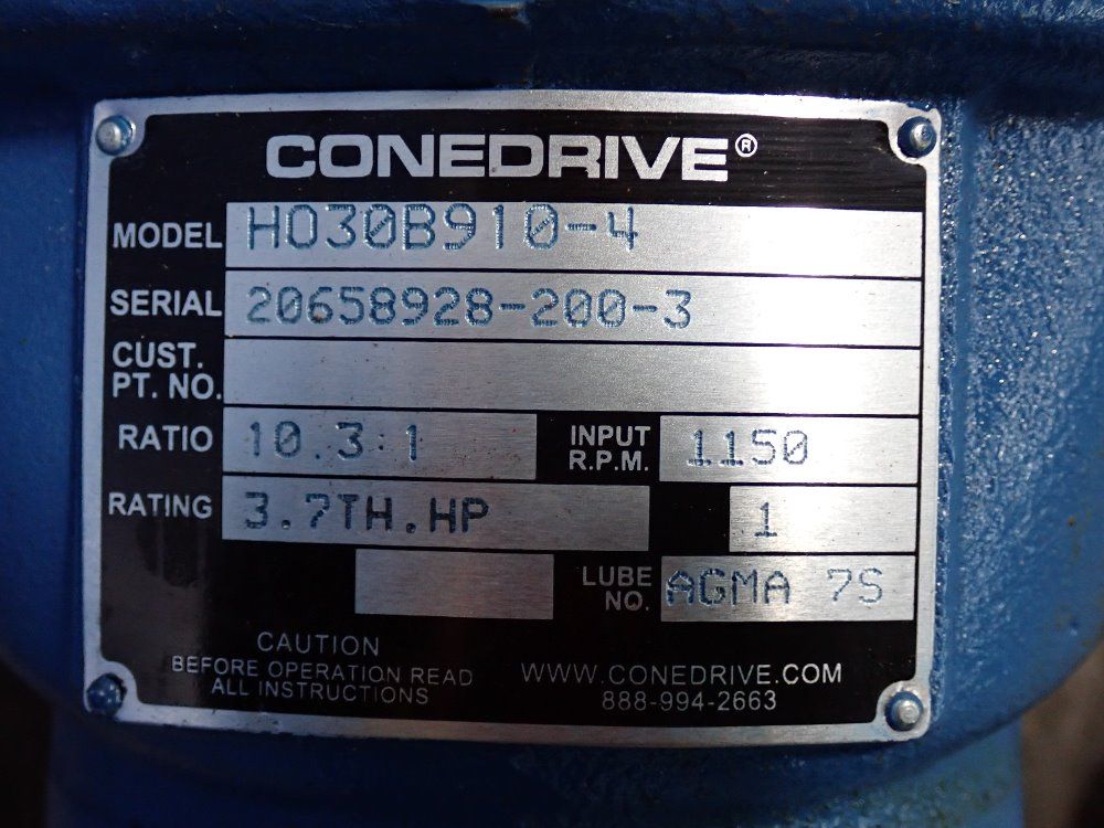 Conedrive 10.31 Ratio Gear Reducer - H030b910-4