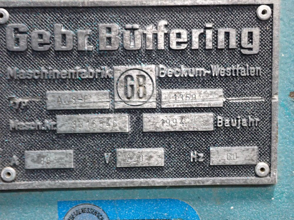 Gebr. Butfering 52" Widebelt Sander - Aws-f