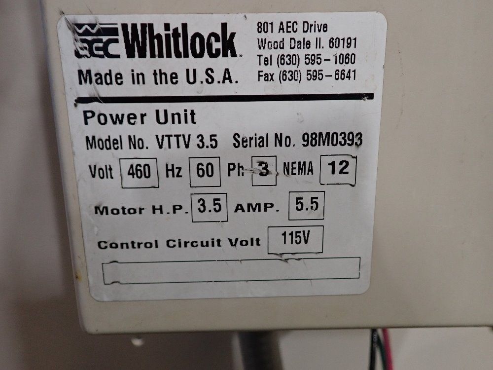 Whitlock Vacuum Pump