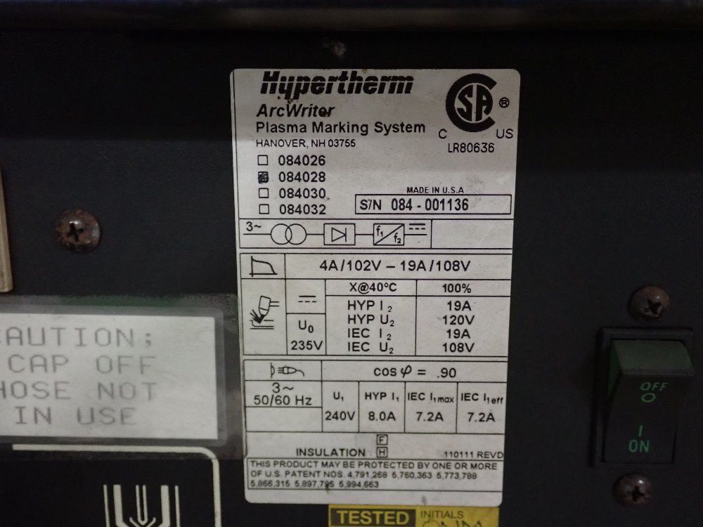 Hypertherm Plasma Cutting System - Ht4400