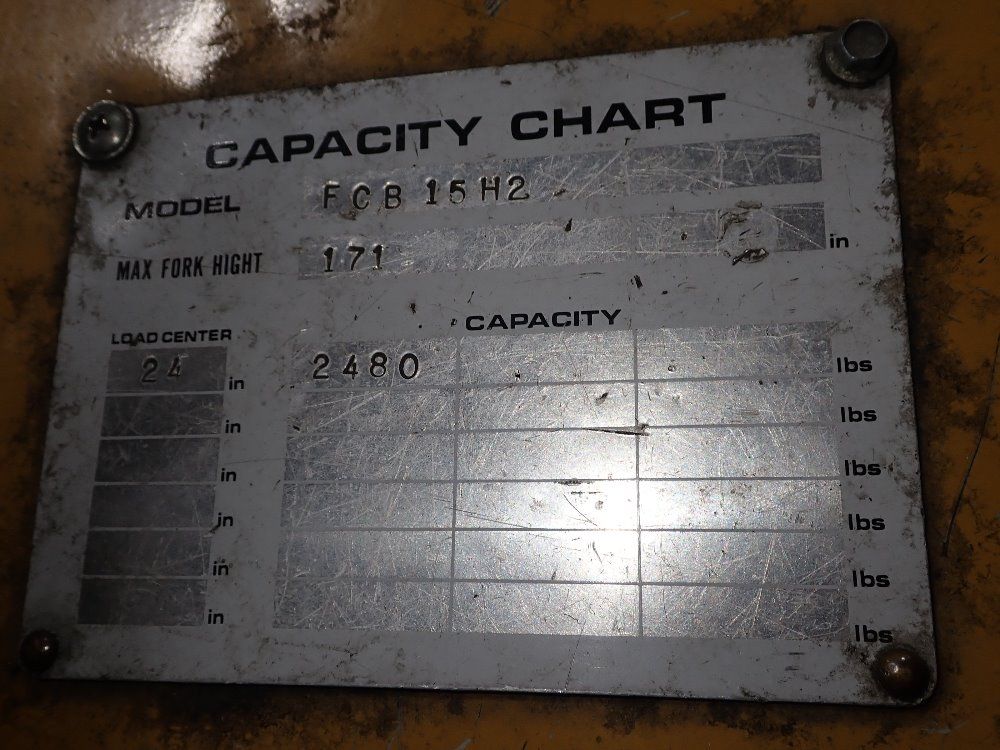 Tcm 2480 Lbs Electrical Forklift - Fcb15h2