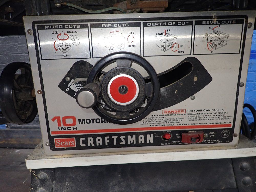 Craftsman 10" Table Saw