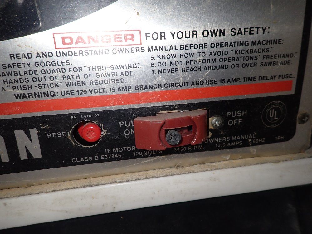 Craftsman 10" Table Saw