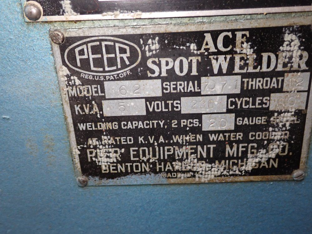 Delta/ace 8" Throat Spot Welder - 62