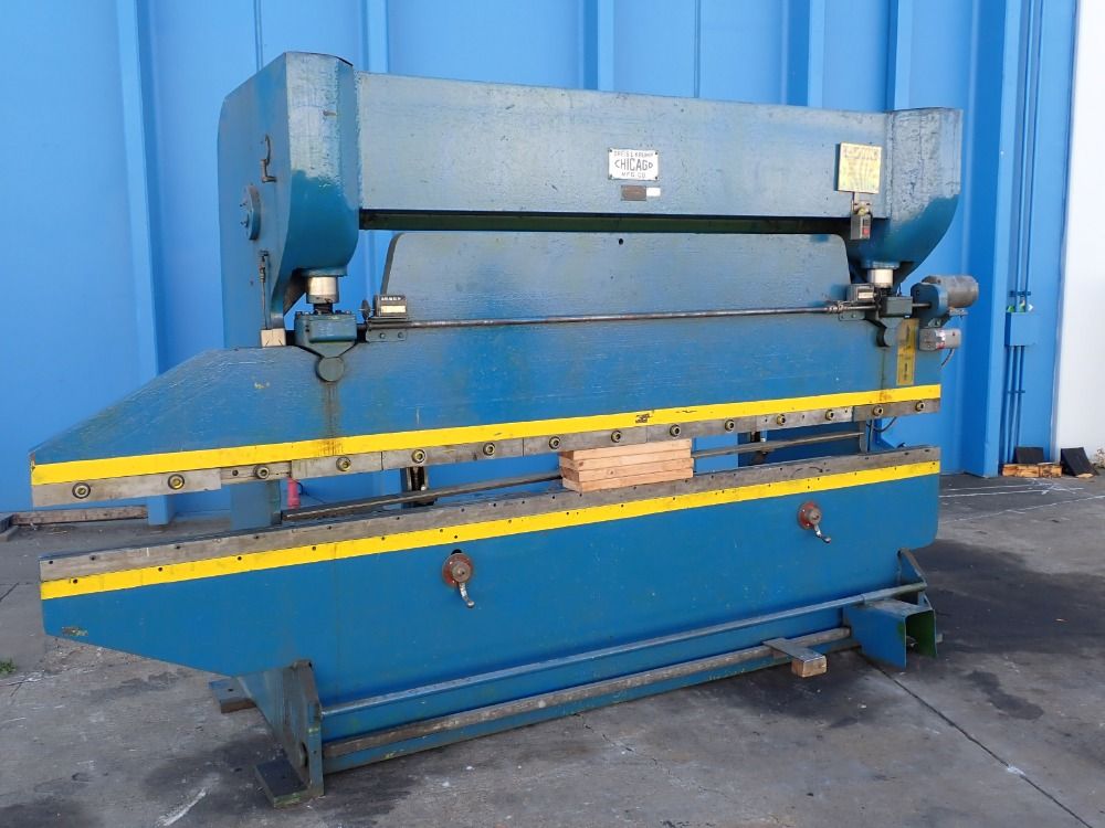 Chicago Steel 50 Ton Press Brake - 8l10