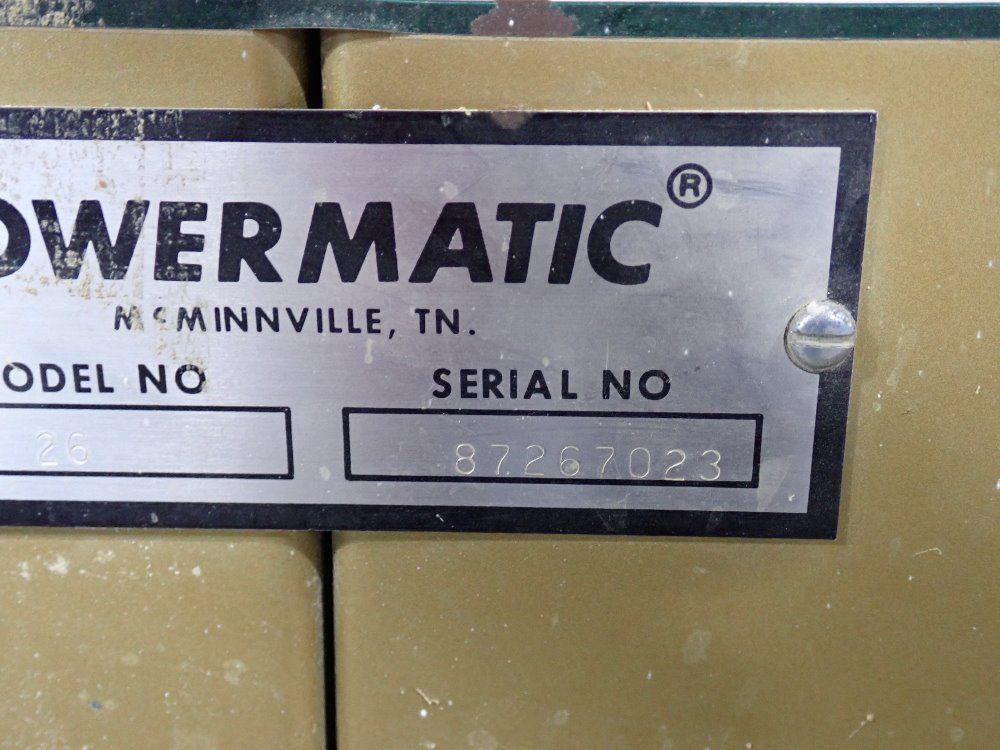 Powermatic/delta Shaper - 26