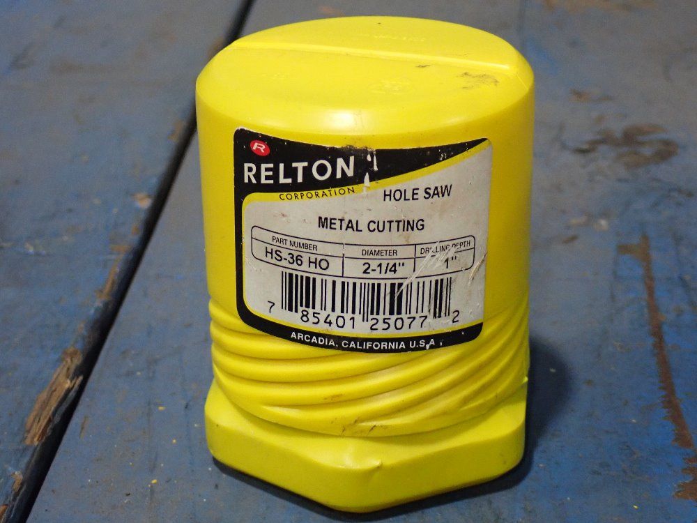 Relton Corp. 2-1/4" D Metal Cutting Hole Saw - Hs-36 Ho