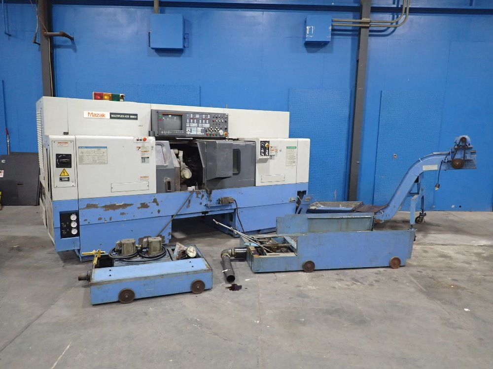 Mazak Twin Spindle Cnc Lathe - Multiplex 420 Mark Ii