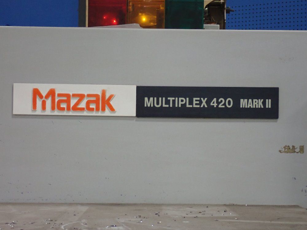 Mazak Twin Spindle Cnc Lathe - Multiplex 420 Mark Ii